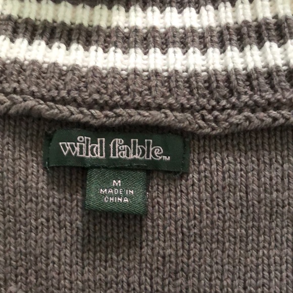 Oversized Woman’s gray sweater vest - Picture 3 of 4